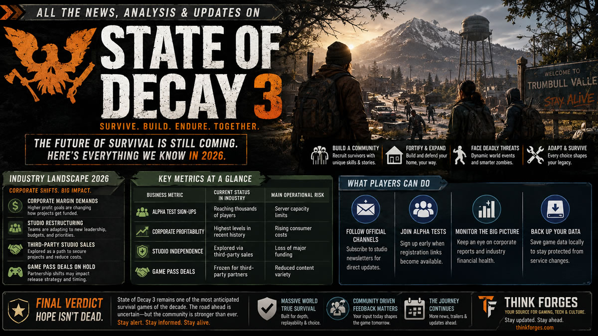 Latest State of Decay 3 News, 2026 Update Reports