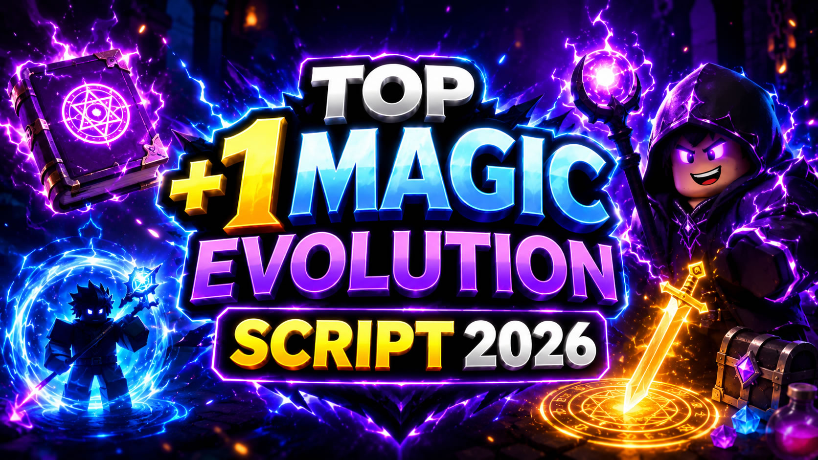 Top +1 Magic Evolution Script 2026, Auto Farm, Dupe Setup