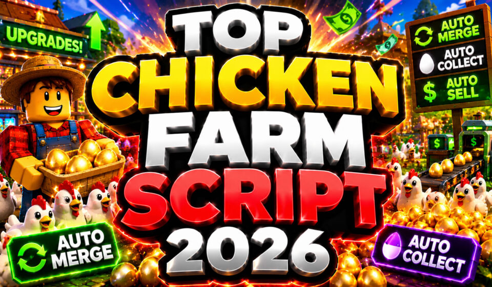 Top Chicken Farm Script 2026, Auto Merge, Auto Collect