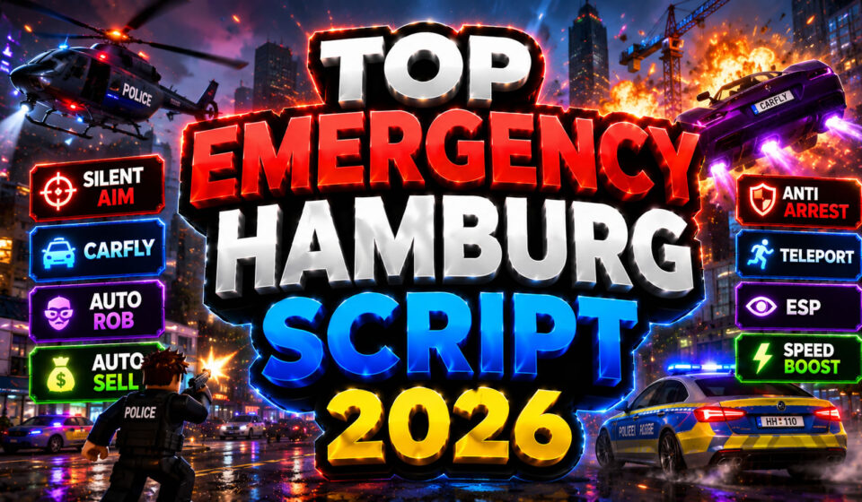 Top Emergency Hamburg Script 2026, Silent Aim, CarFly