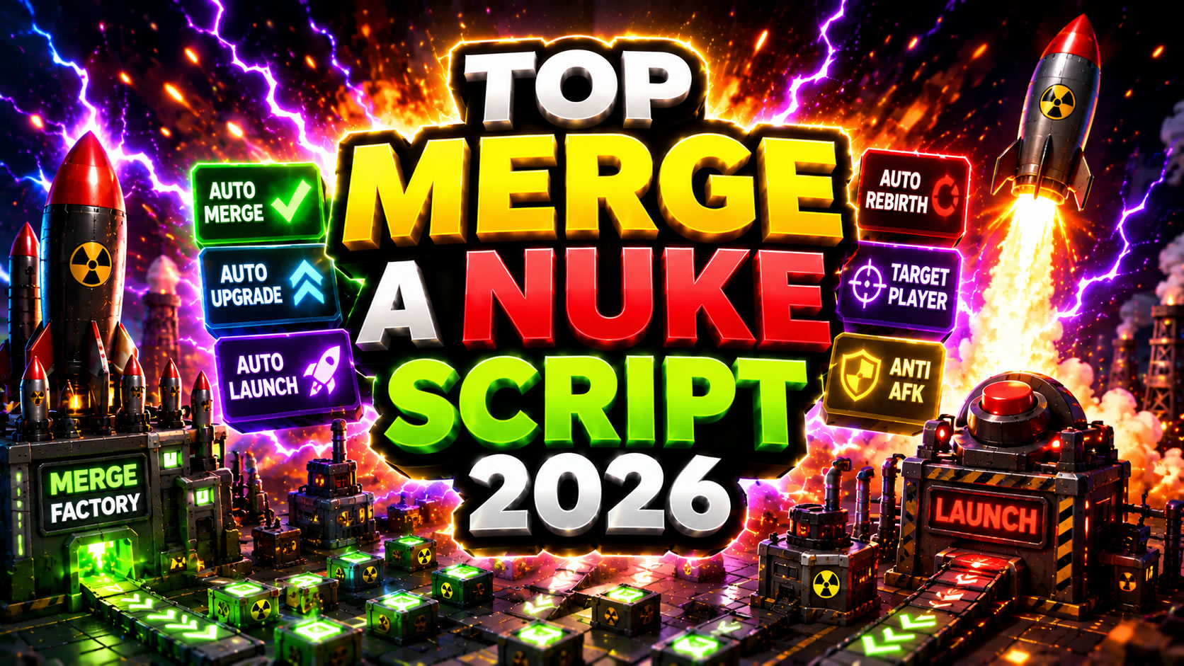 Top Merge a Nuke Script 2026, Auto Merge, Auto Launch