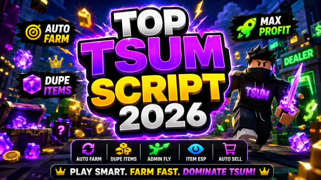 Top TSUM Script 2026, Auto Farm, Dupe Items Setup
