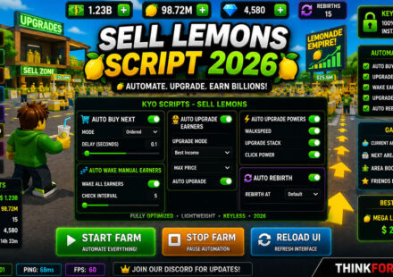 Premium Sell Lemons Script 2026, Auto Earners, No Key Setup