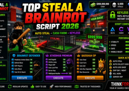 Best Steal a Brainrot Script 2026, Auto Farm, Cash Farm