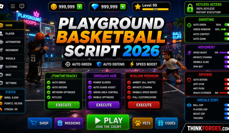 Playground Basketball Script