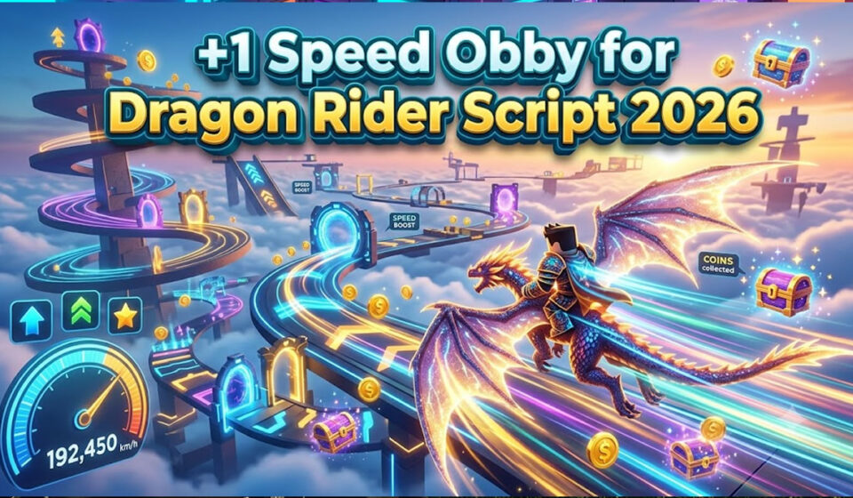 Best +1 Speed Obby for Dragon Rider Script 2026, Auto Farm, Keyless Setup