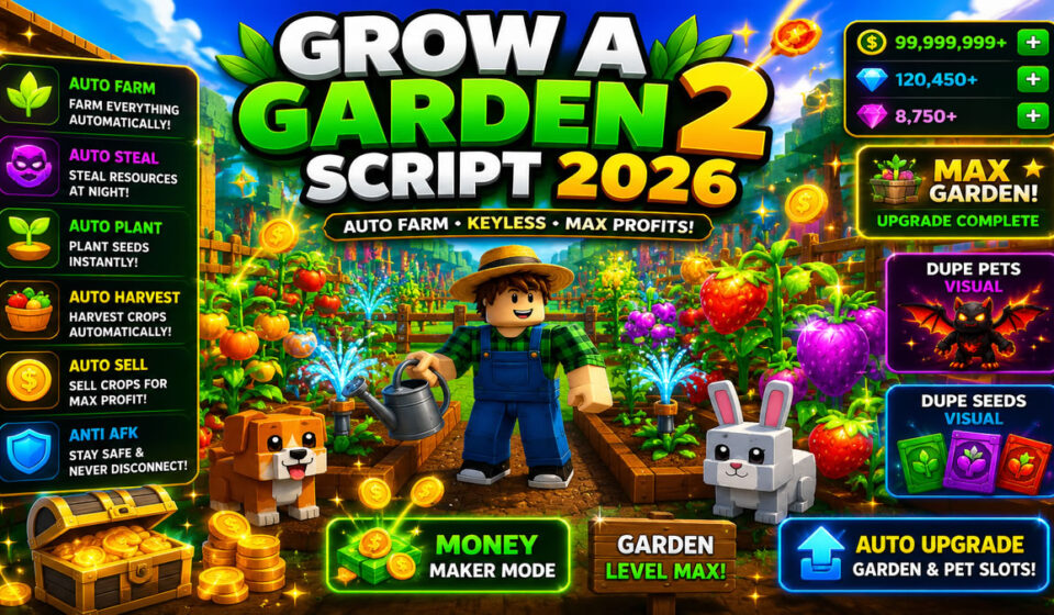Grow a Garden 2 Script 2026