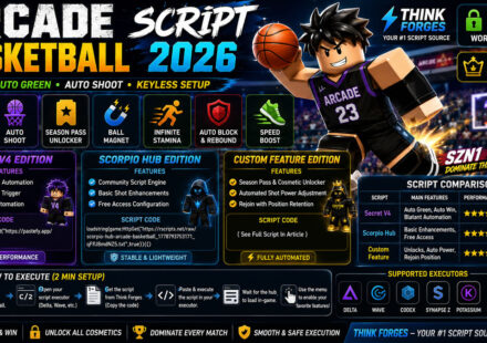 Best Arcade Basketball Script 2026, No Key Auto Green Setup