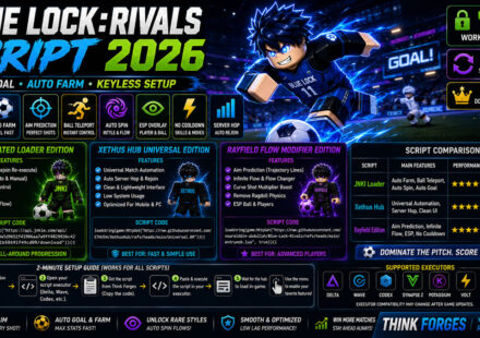 Best Blue Lock: Rivals Script 2026, Auto Spin, Infinite Flow