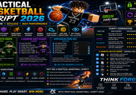 Best Practical Basketball Script 2026, Auto Guard, Sprint
