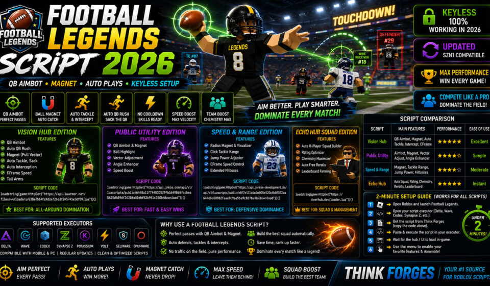 Best Football Legends Script 2026, Auto Squad Builder