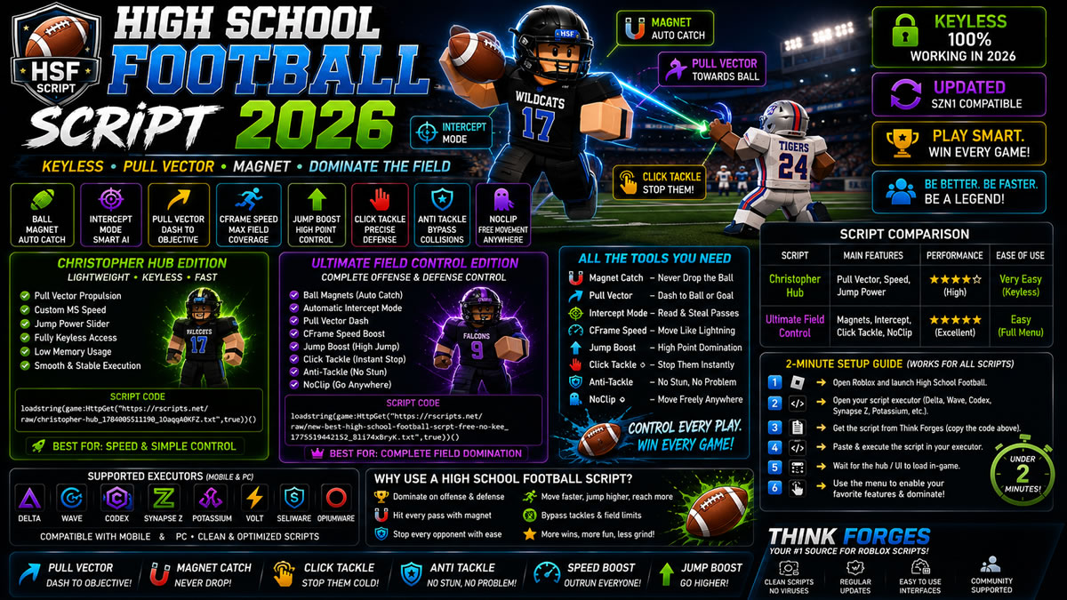 Top High School Football Script 2026, Pull Vector, Keyless
