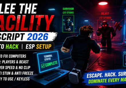 Best Flee the Facility Script 2026, Auto Farm, Beast Crawl
