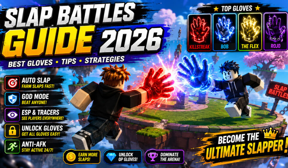 Top Slap Battles Script 2026, ESP Chams, Infinite Jump Mod