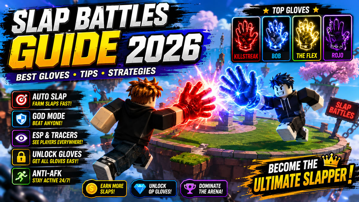 Top Slap Battles Script 2026, Auto Farm, God Mode Setup