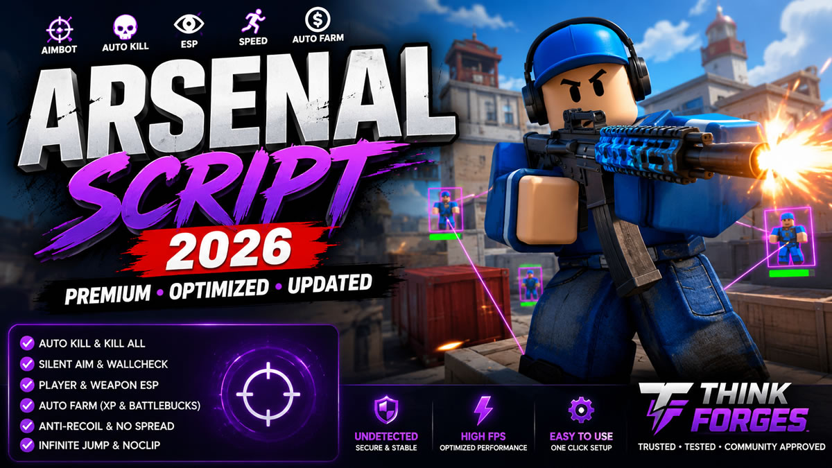 Premium Arsenal Script 2026, Auto Kill, Aimbot Setup