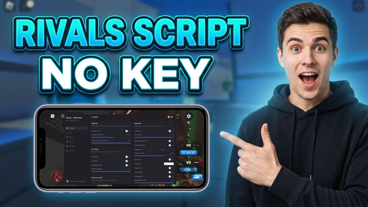 Top Rivals Script 2026, Silent Aim, Skin Changer Setup