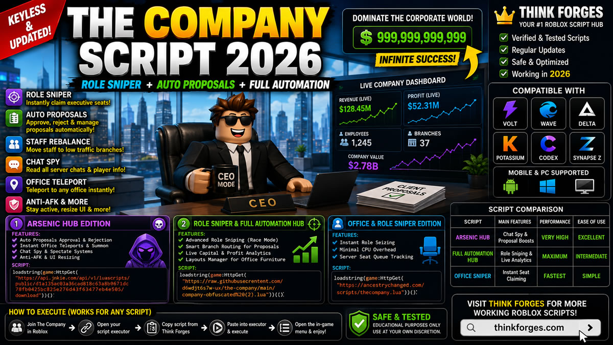 Top The Company Script 2026, Role Sniper, Auto Proposals