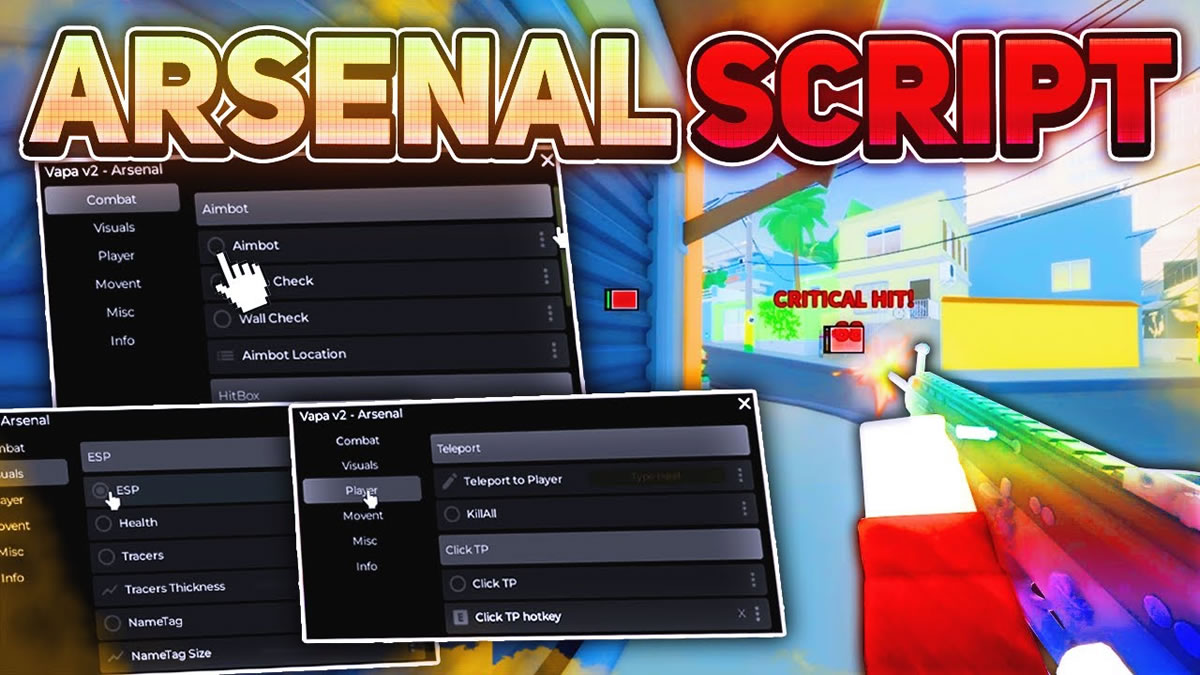 Top Arsenal Script 2026, Trigger Bot, Silent Aim Setup