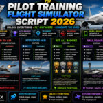 Best Pilot Training Flight Simulator Script 2026, Speed, Badges